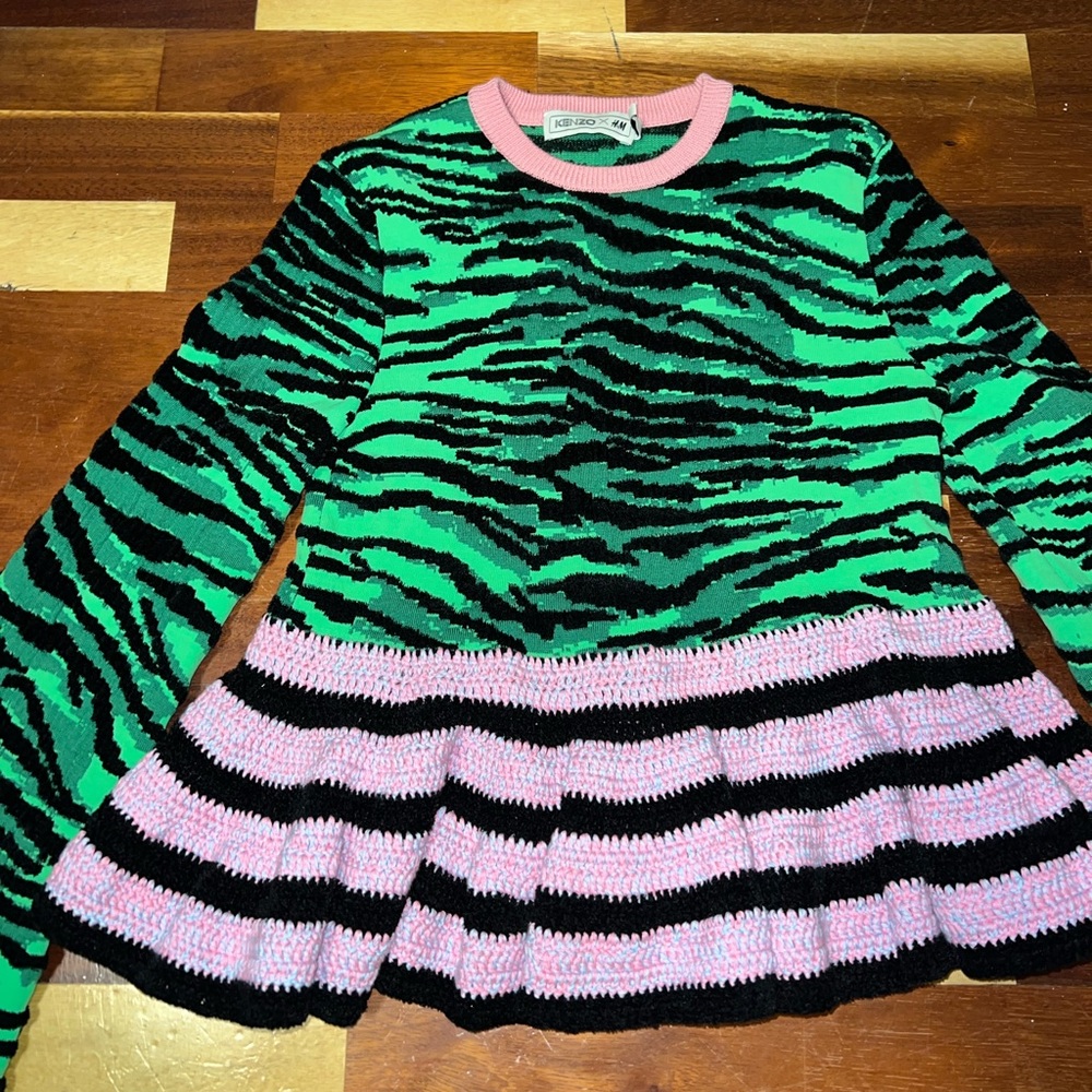 Sweater from H&M zebra print